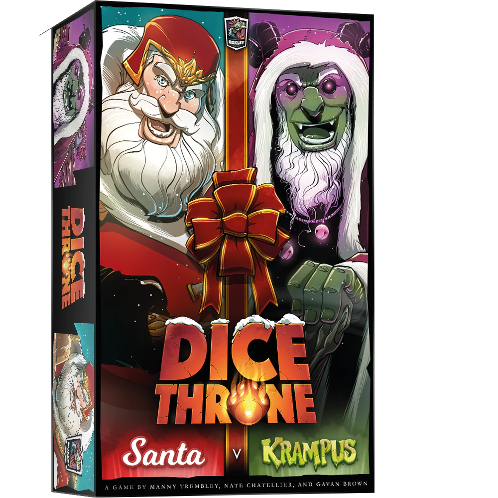 Dice Throne Santa vs Krampus Board Games Roxley Games   