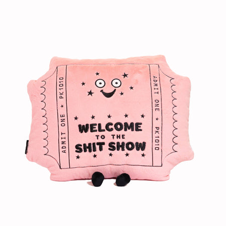 Punchkins Pillow Welcome to the Sh*t Show Funny Plushie Plushes Punchkins   