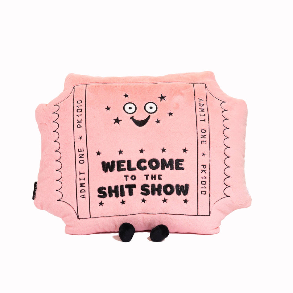 Punchkins Pillow Welcome to the Sh*t Show Funny Plushie Plushes Punchkins   