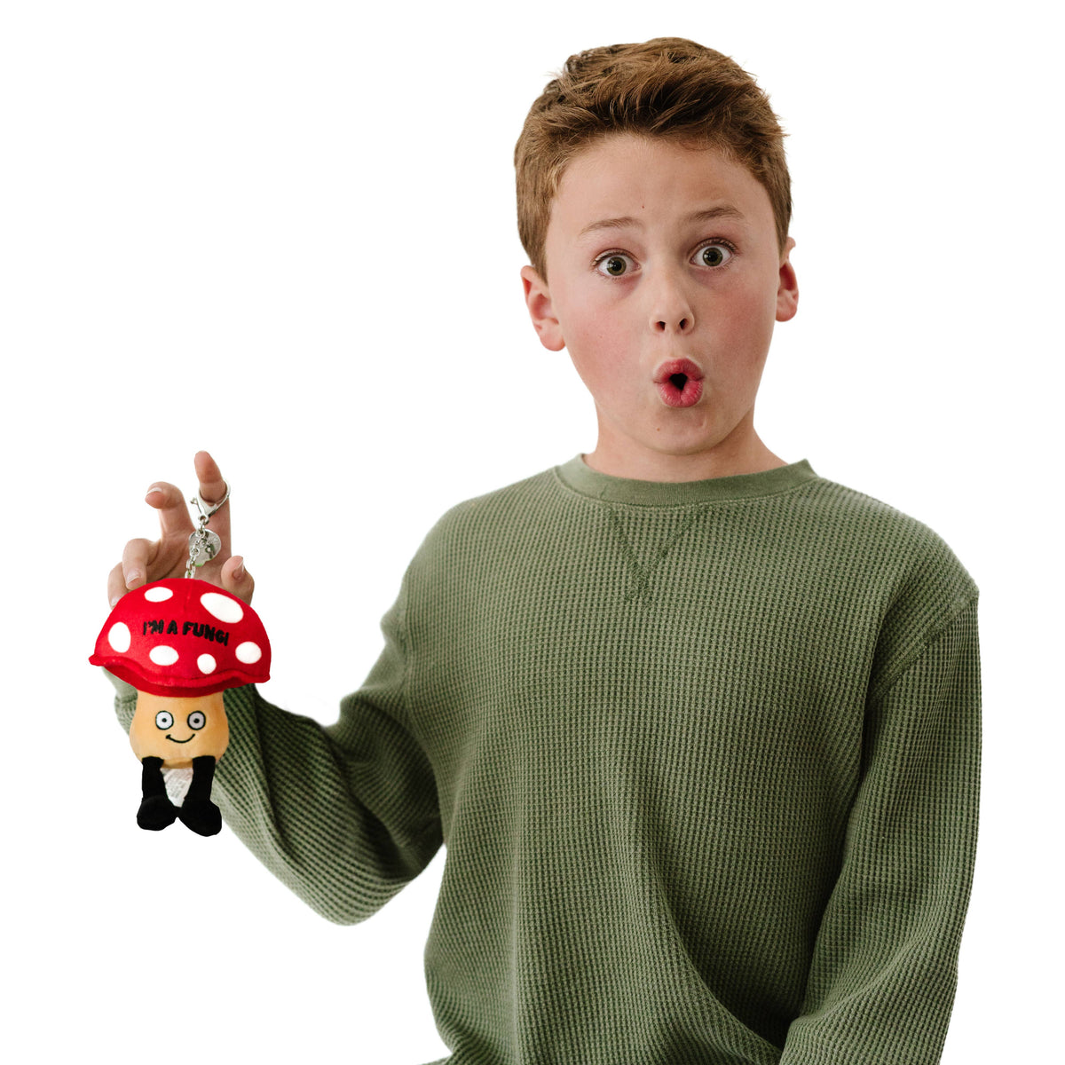 Punchkins Funny Plush Mushroom Bag Charm Plushes Punchkins   
