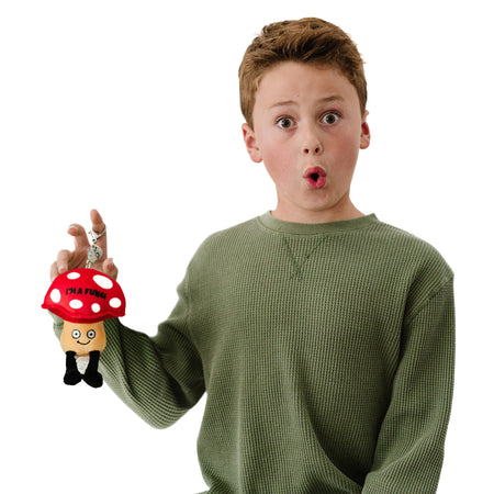 Punchkins Funny Plush Mushroom Bag Charm Plushes Punchkins   