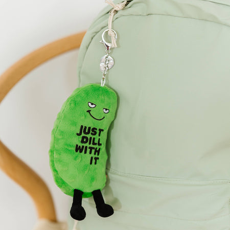 Punchkins Dill Pickle Bag Charm Plushie Plushes Punchkins   