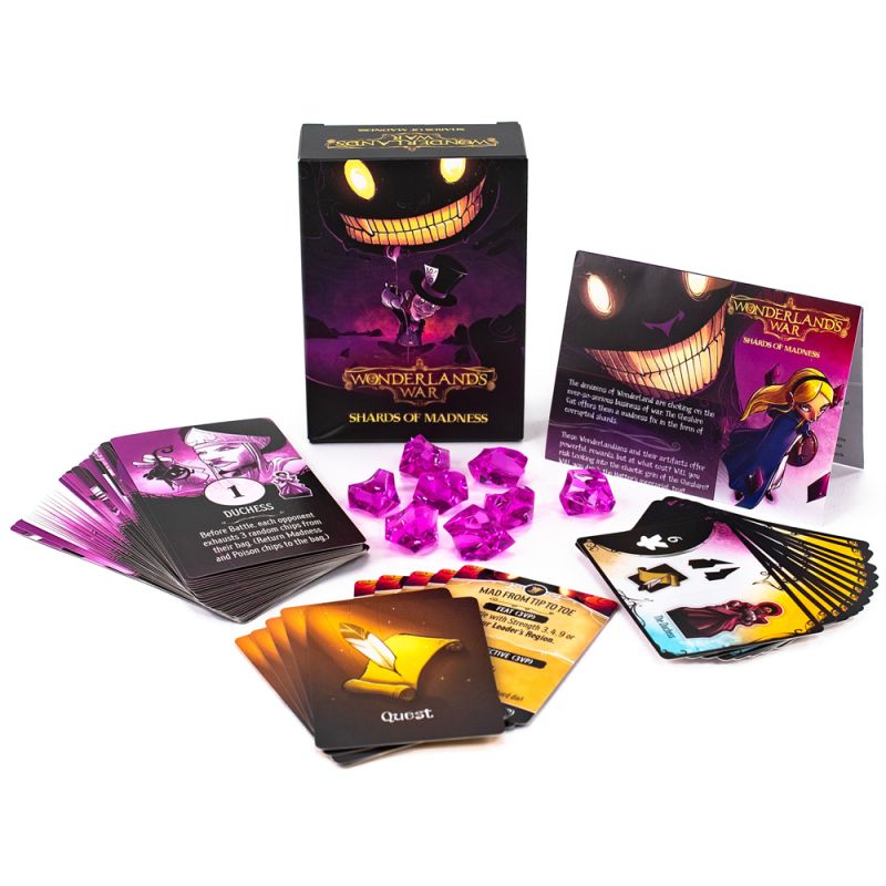 Wonderland's War: Shards of Madness Expansion Board Games Druid City Games Wonderlands War Shards of Mad