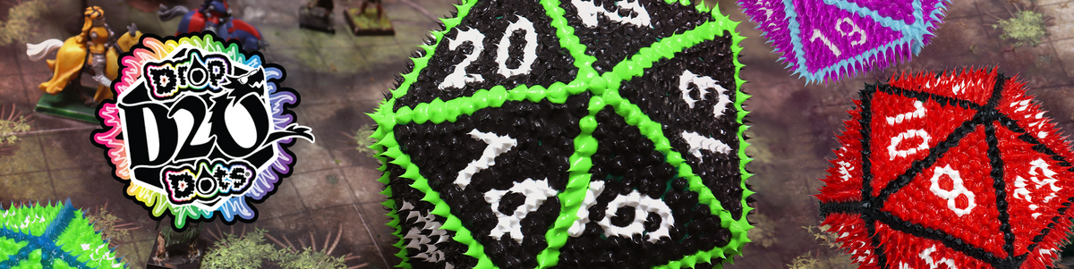 Drop Dots D20 (5 Colors) Dice Kessler Corporation   
