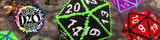Drop Dots D20 (5 Colors) Dice Kessler Corporation   
