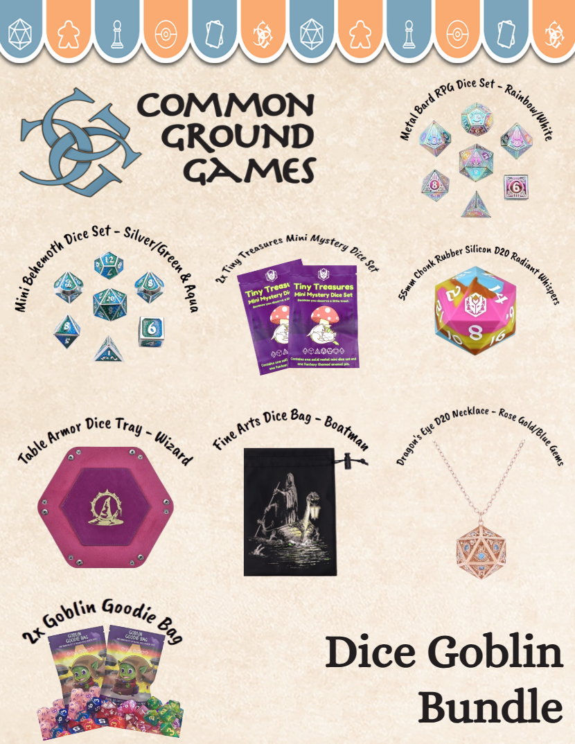 Silent Auction: Dice Goblin Bundle Board Games Common Ground Games
