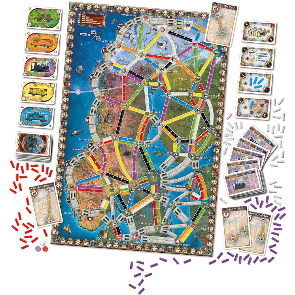 Ticket to Ride Northern Lights Board Games Asmodee