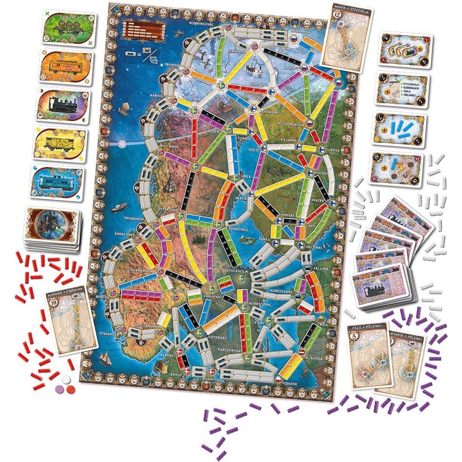 Ticket to Ride Northern Lights Board Games Asmodee