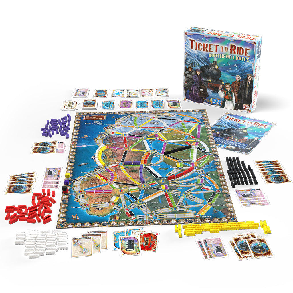 Ticket to Ride Northern Lights Board Games Asmodee