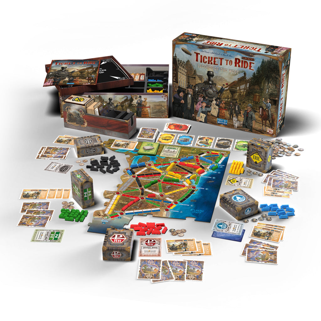 Ticket to Ride Legacy: Legends of the West Board Games Asmodee   