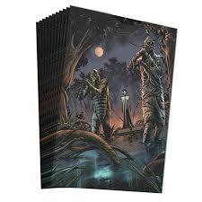 Overpower TCG: Edgar Rice Burroughs and the World Legends: Titan Card Sleeves (6 Options) Supplies Lazarus Rising Games The Mummy/Bride of Frankestein
