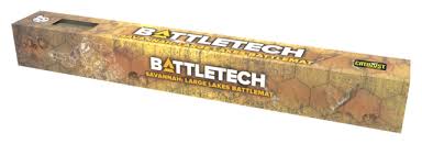 BattleTech BattleMat: Savannah Large Lakes/Box Canyon RPG Maps Catalyst Game Labs