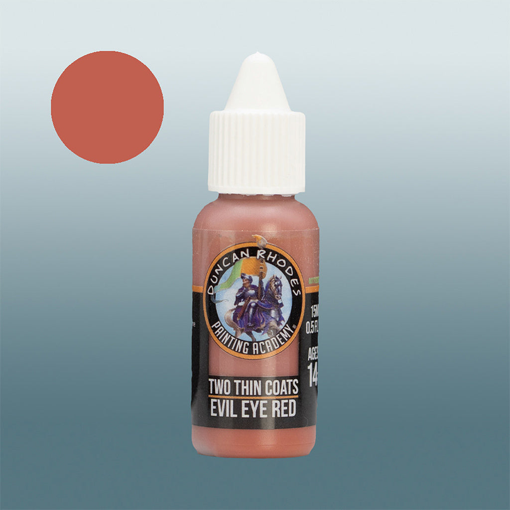 Two Thin Coats: Evil Eye Red Paints Trans Atlantis Games
