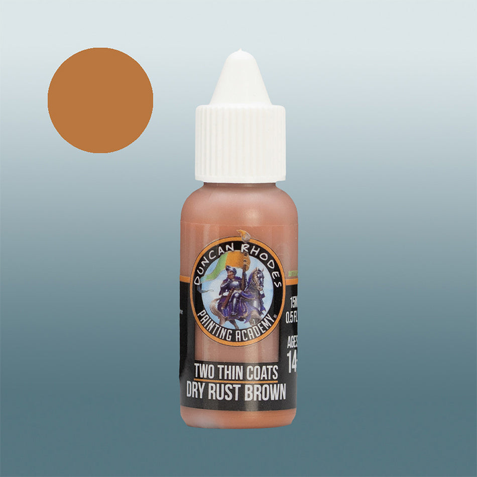 Two Thin Coats: Dry Rust Brown Paints Trans Atlantis Games