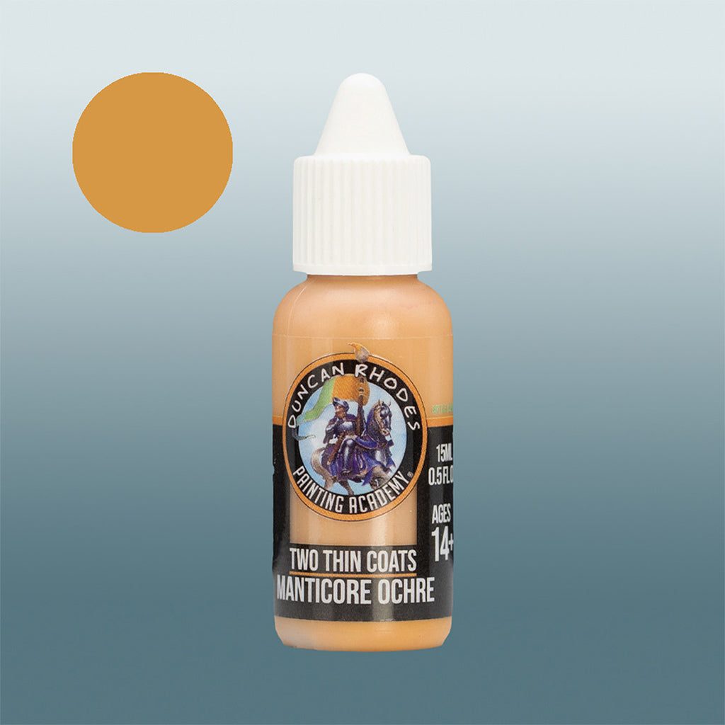 Two Thin Coats: Manticore Ochre Paints Trans Atlantis Games