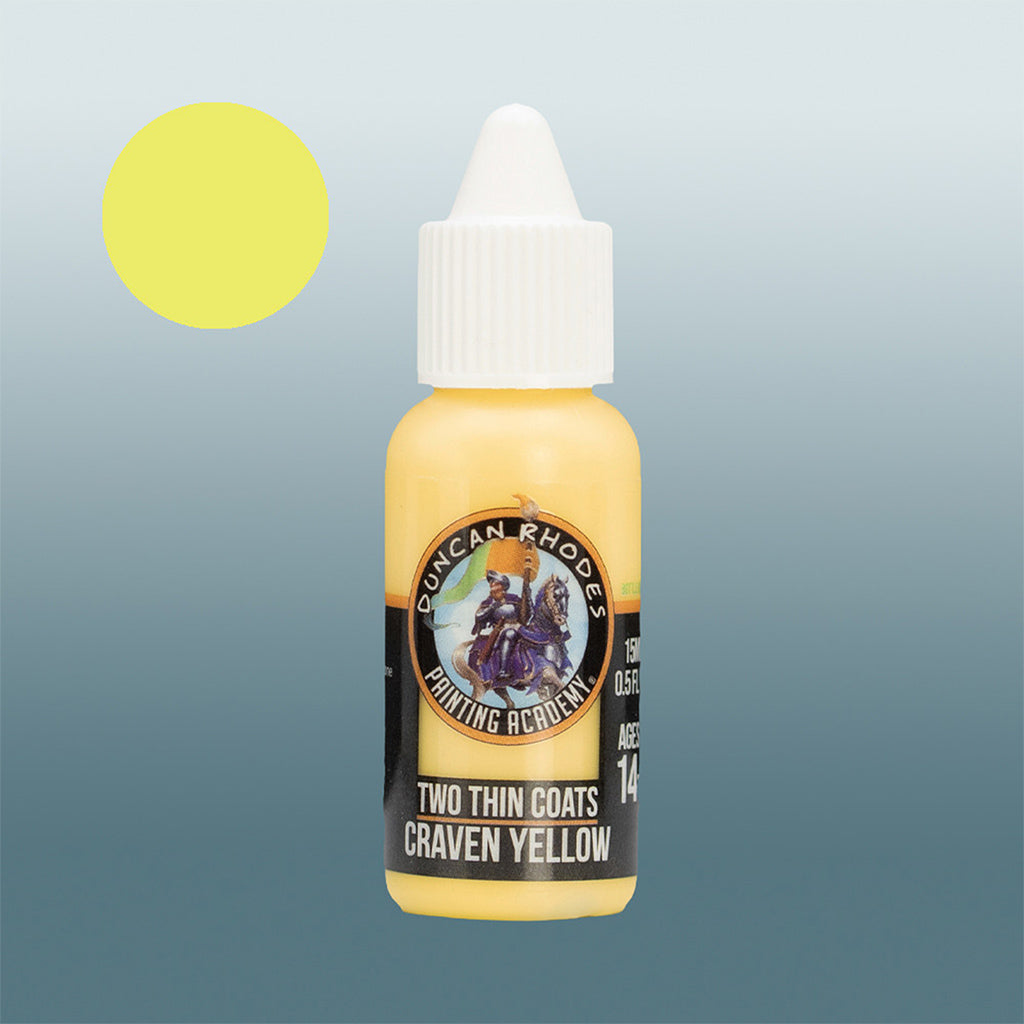Two Thin Coats: Craven Yellow Paints Trans Atlantis Games