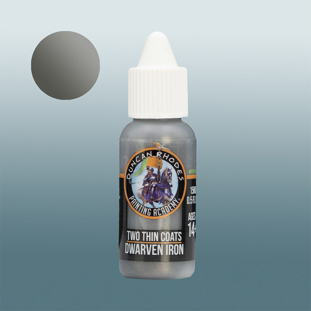 Two Thin Coats: Dwarven Iron Paints Trans Atlantis Games