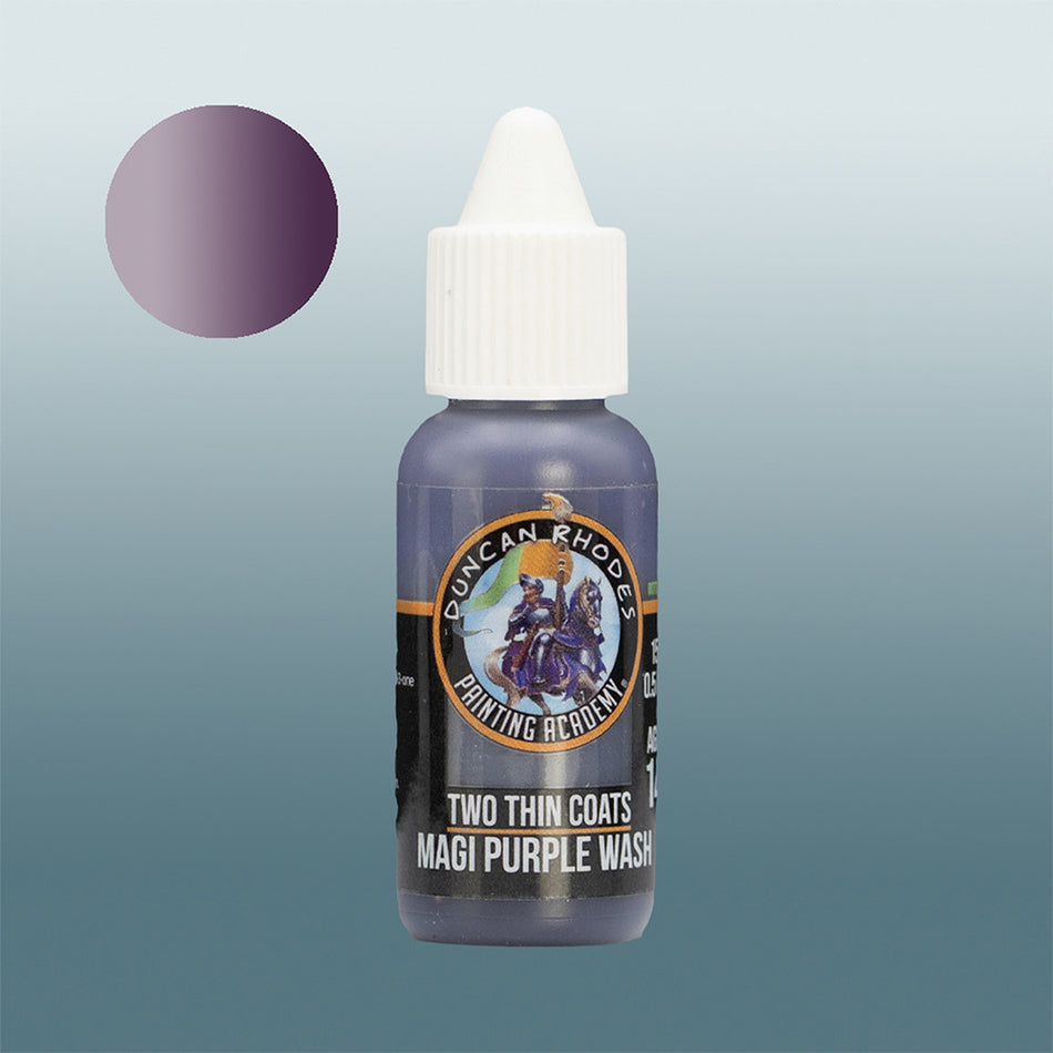 Two Thin Coats: Magi Purple Wash Paints Trans Atlantis Games