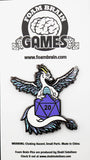 Dice Dragon Pin - Air Clothing & Accessories Foam Brain Games