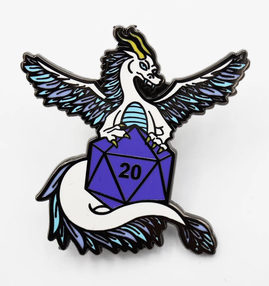 Dice Dragon Pin - Air Clothing & Accessories Foam Brain Games