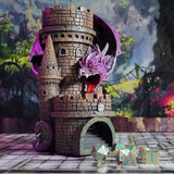 Dragon's Keep Dice Tower (4 options) Dice Forged Dice Co Purple Dragon's Keep  