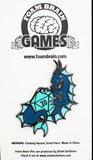 Dice Dragon Pin - Water Clothing & Accessories Foam Brain Games