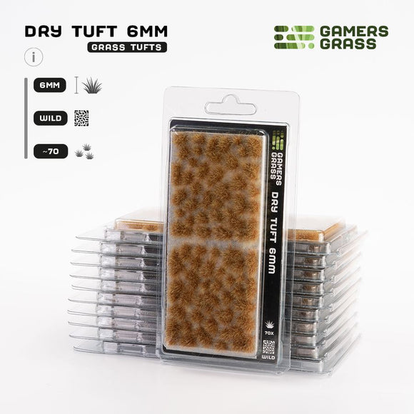 Gamers Grass: Dry Tuft 6mm - Wild Supplies Frontline Gaming Gamers Grass: Dry Tuft 6mm - Wild