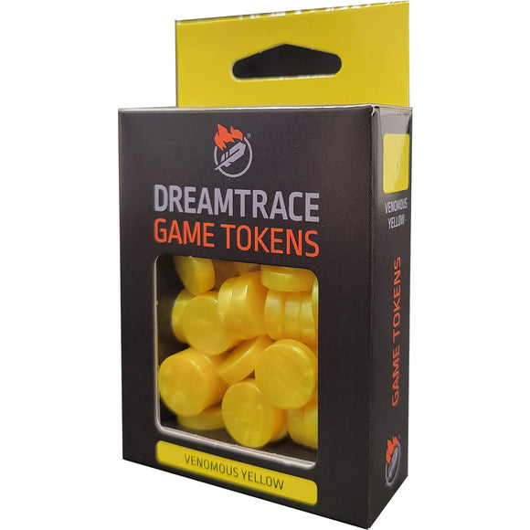 Dreamtrace Gaming Tokens (20 options) Board Games Asmodee DTT Venomous Yellow  