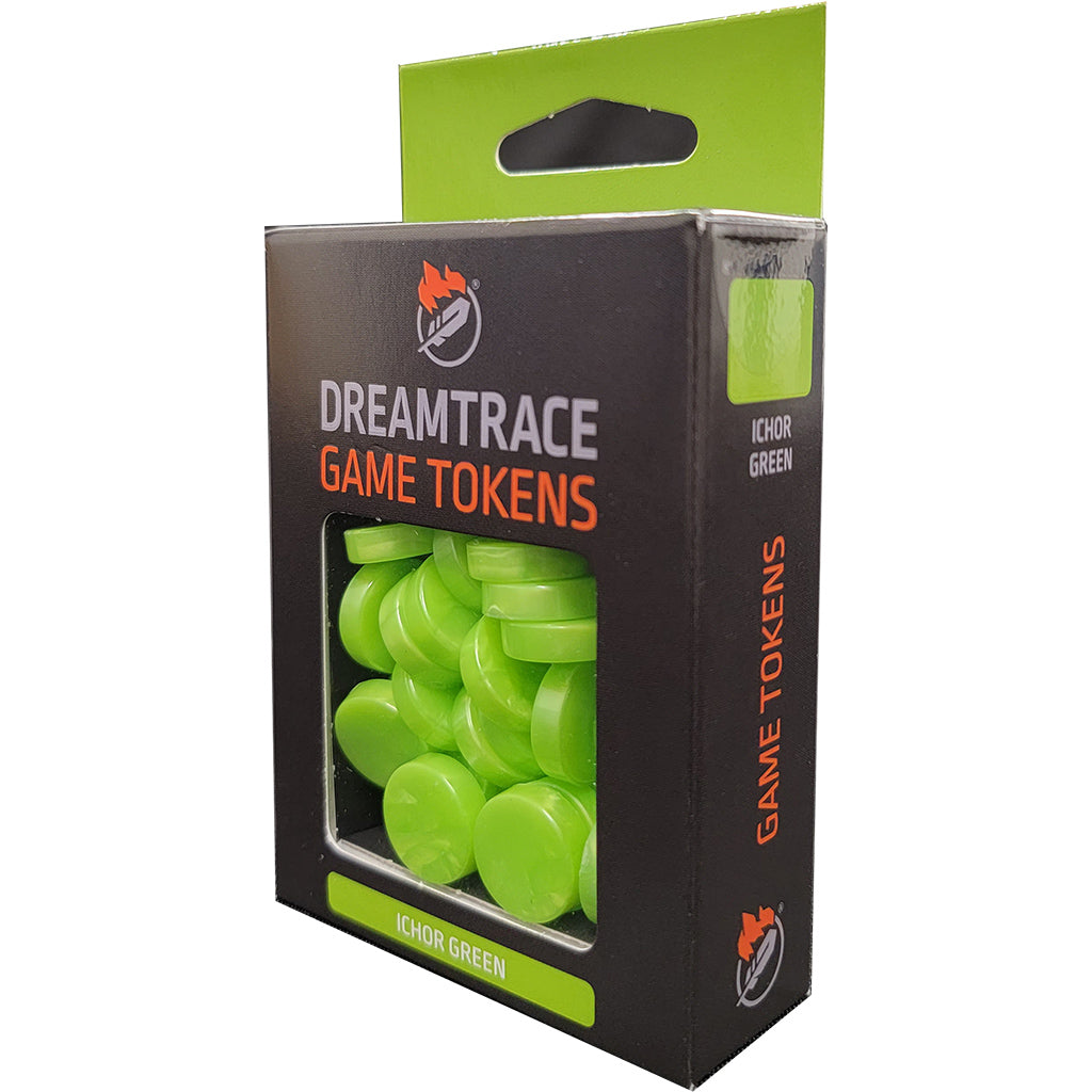Dreamtrace Gaming Tokens (20 options) Board Games Asmodee DTT Ichor Green  