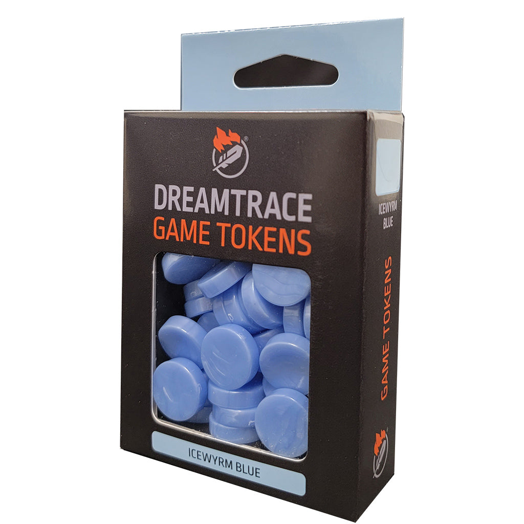 Dreamtrace Gaming Tokens (20 options) Board Games Asmodee DTT Icewyrm Blue  
