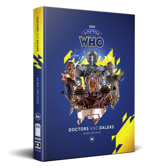 Doctor Who RPG 5E Doctors and Daleks Alien Archive Role Playing Games Cubicle 7 Entertainment   