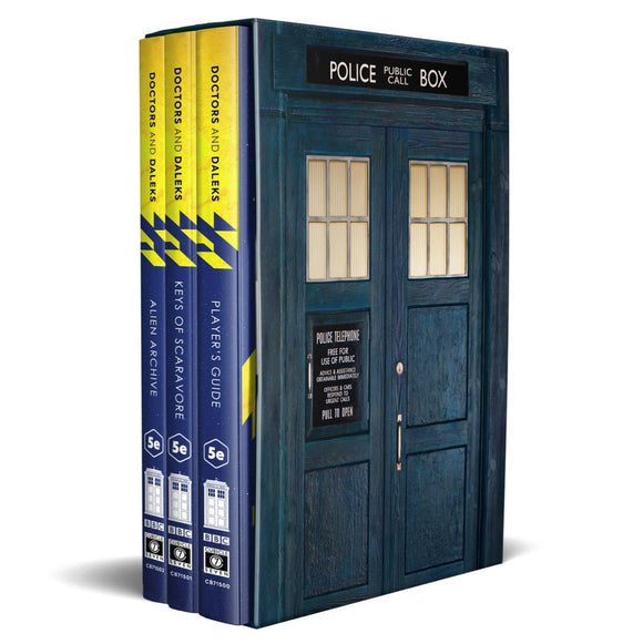 Doctor Who RPG 5E Doctors and Daleks Collector's Edition Role Playing Games Cubicle 7 Entertainment   