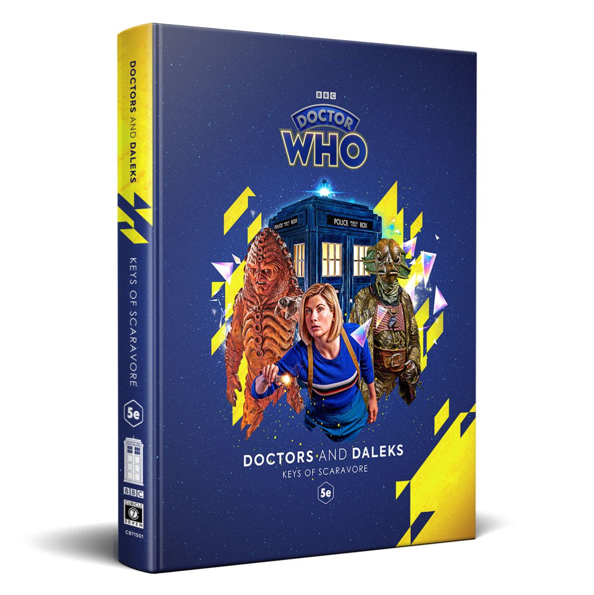 Doctor Who RPG 5E Doctors and Daleks Keys of Scaravore Role Playing Games Cubicle 7 Entertainment   