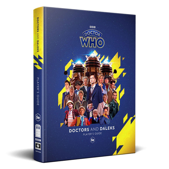 Doctor Who RPG 5E Doctors and Daleks Player's Guide Role Playing Games Cubicle 7 Entertainment   