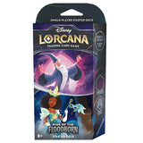 Disney Lorcana TCG: Rise of the Floodborn Starter Deck (2 options) Trading Card Games Ravensburger RFB SD Amethyst & Steel