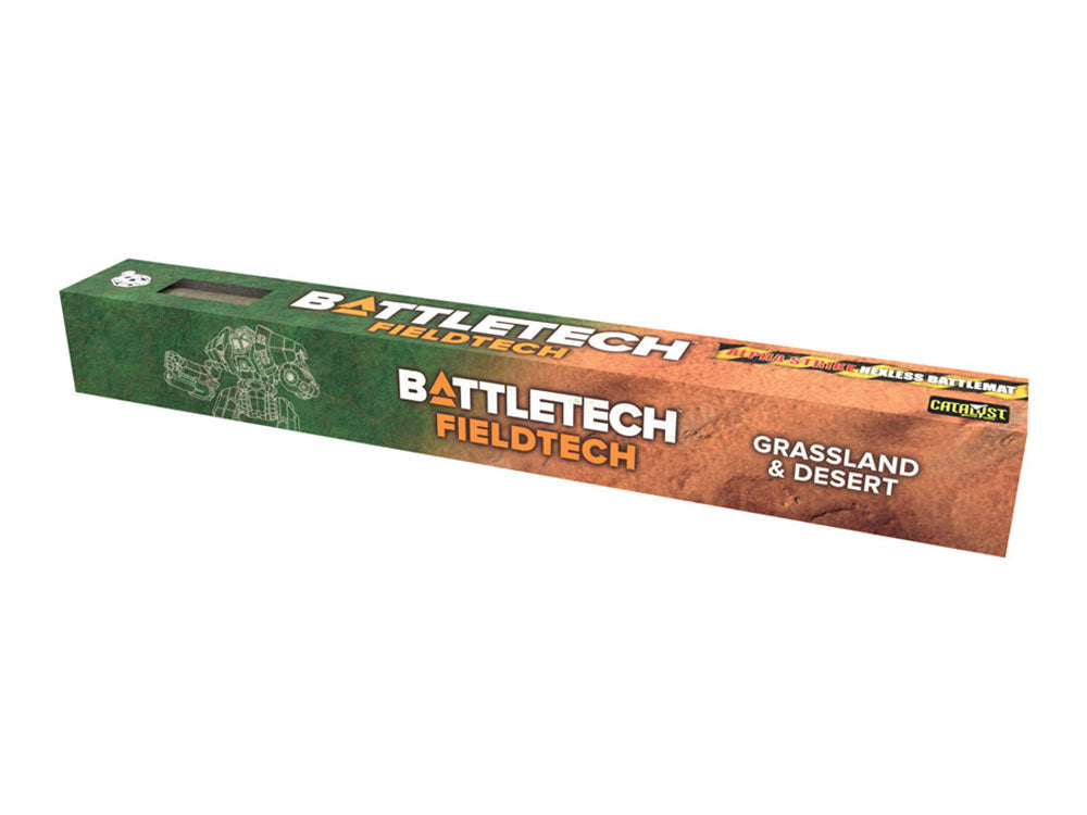 BattleTech: BattleMat: Field Tech Alpha Strike Grasslands/Desert RPG Maps Catalyst Game Labs