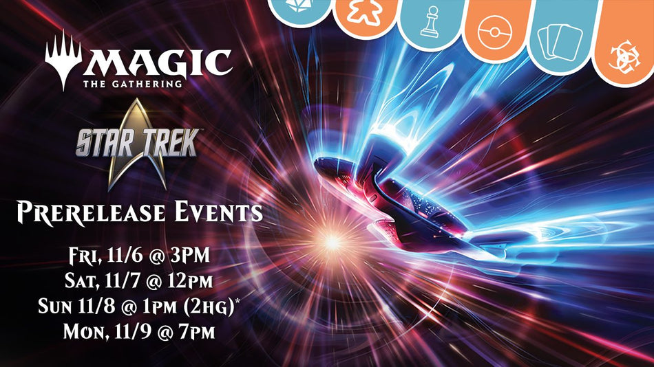 MTG [TRK] Star Trek 2-Headed Giant Prerelease Event - Sun 1PM @ Common Ground Games Dallas (Nov 8) - Ticket