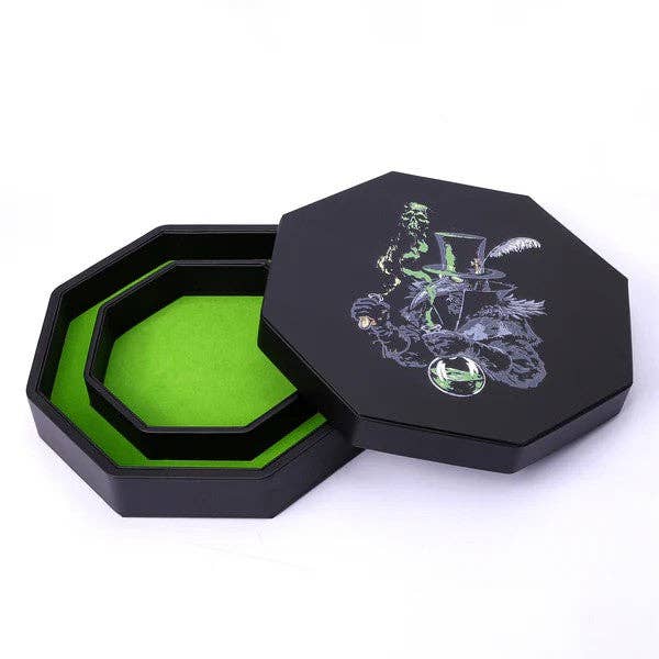 Heroes Hoard Dice Tray & Keeper - Plague Doctor Dice Hymgho Premium Dice