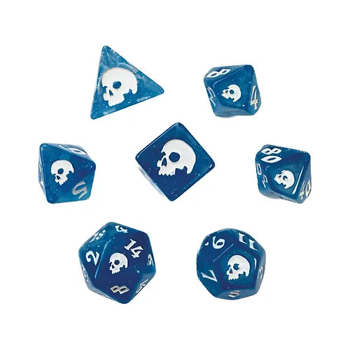 Black Oak Workshop Frostplague 7ct Polyhedral Set Dice Black Oak Workshop   