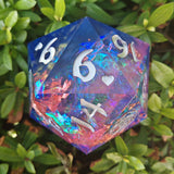 Captured Magic 100mm Chonk D20 - Gilded Storm Dice Hymgho Premium Dice