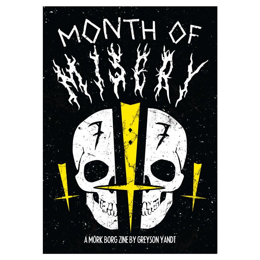 Mork Borg: Month of Misery Role Playing Games Exalted Funeral Press