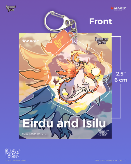 Lorwyn Eclipsed Kliggs Double-Sided Keychain (6 Options) Supplies Common Ground Games MTG ECL DS Keychain Eirdu/Isilu