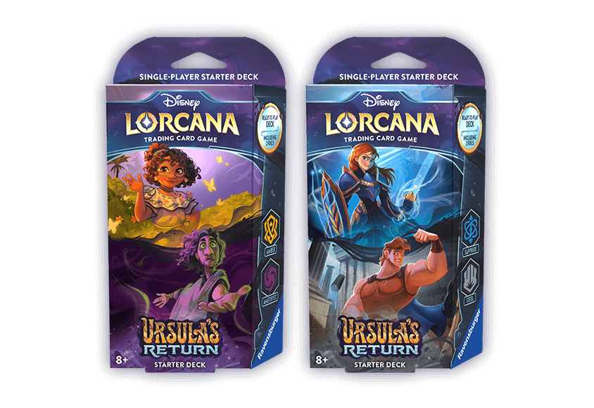 Disney Lorcana TCG: Ursula's Return Starter Decks (2 options) Trading Card Games Ravensburger   