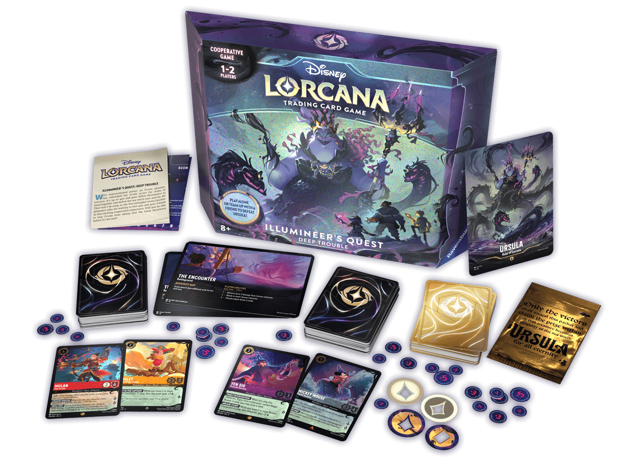 Disney Lorcana TCG: Ursula's Return Illumineer's Quest - Deep Trouble Trading Card Games Ravensburger   