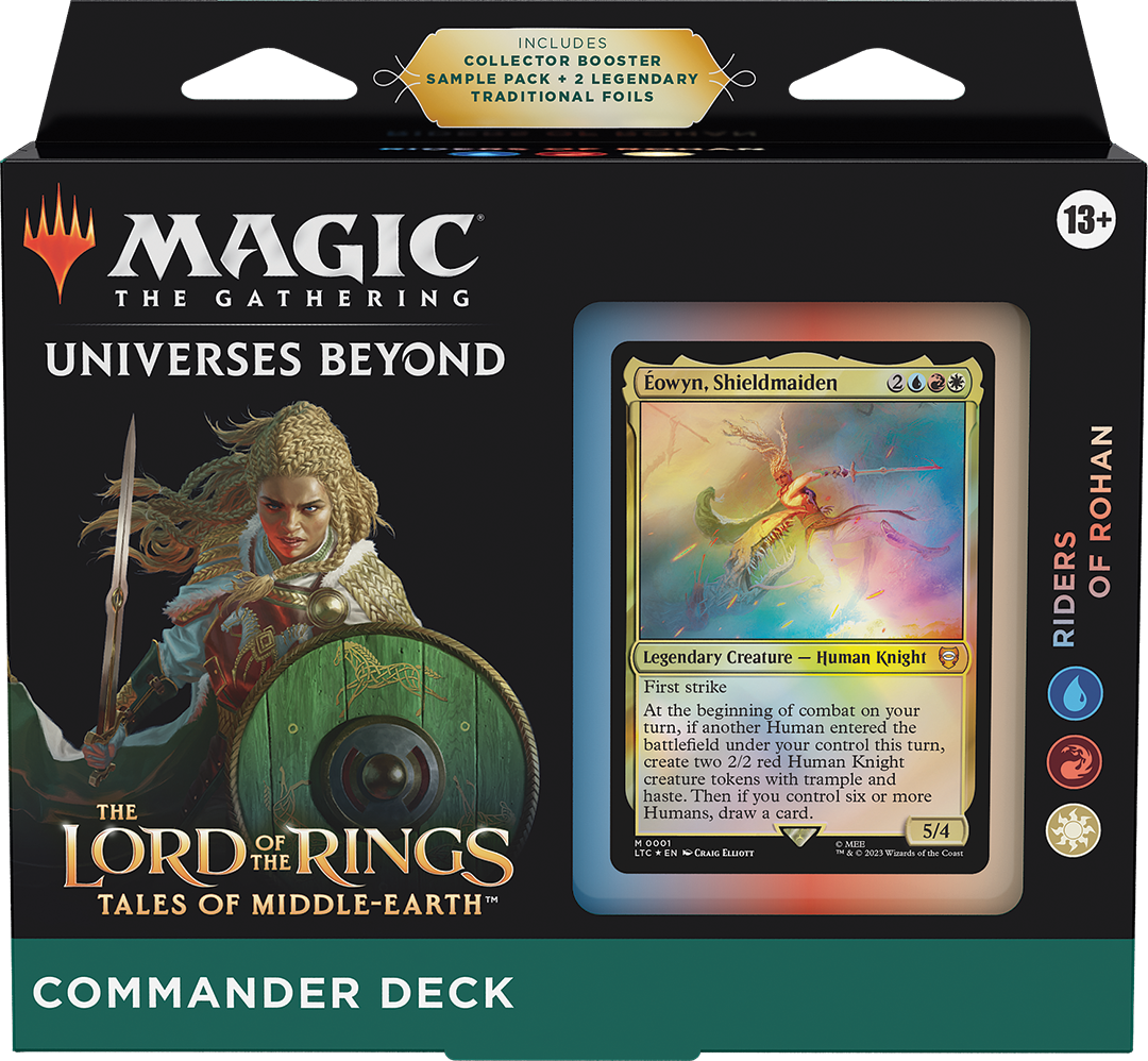 MTG [LTR] The Lord of the Rings: Tales of Middle-Earth Commander Deck Riders of Rohan Trading Card Games Wizards of the Coast