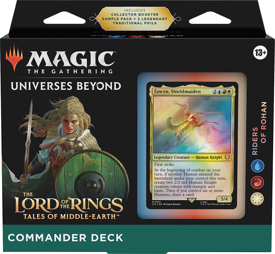 MTG [LTR] The Lord of the Rings: Tales of Middle-Earth Commander Deck Riders of Rohan Trading Card Games Wizards of the Coast