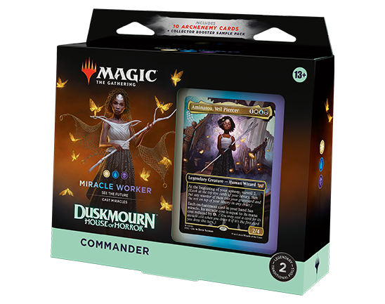 MTG [DSK] Duskmourn Commander Decks (5 options) Trading Card Games Wizards of the Coast DSC Miracle Worker (W/U/B)  
