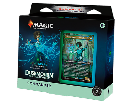 MTG [DSK] Duskmourn Commander Decks (5 options) Trading Card Games Wizards of the Coast DSC Jump Scare (G/U)  