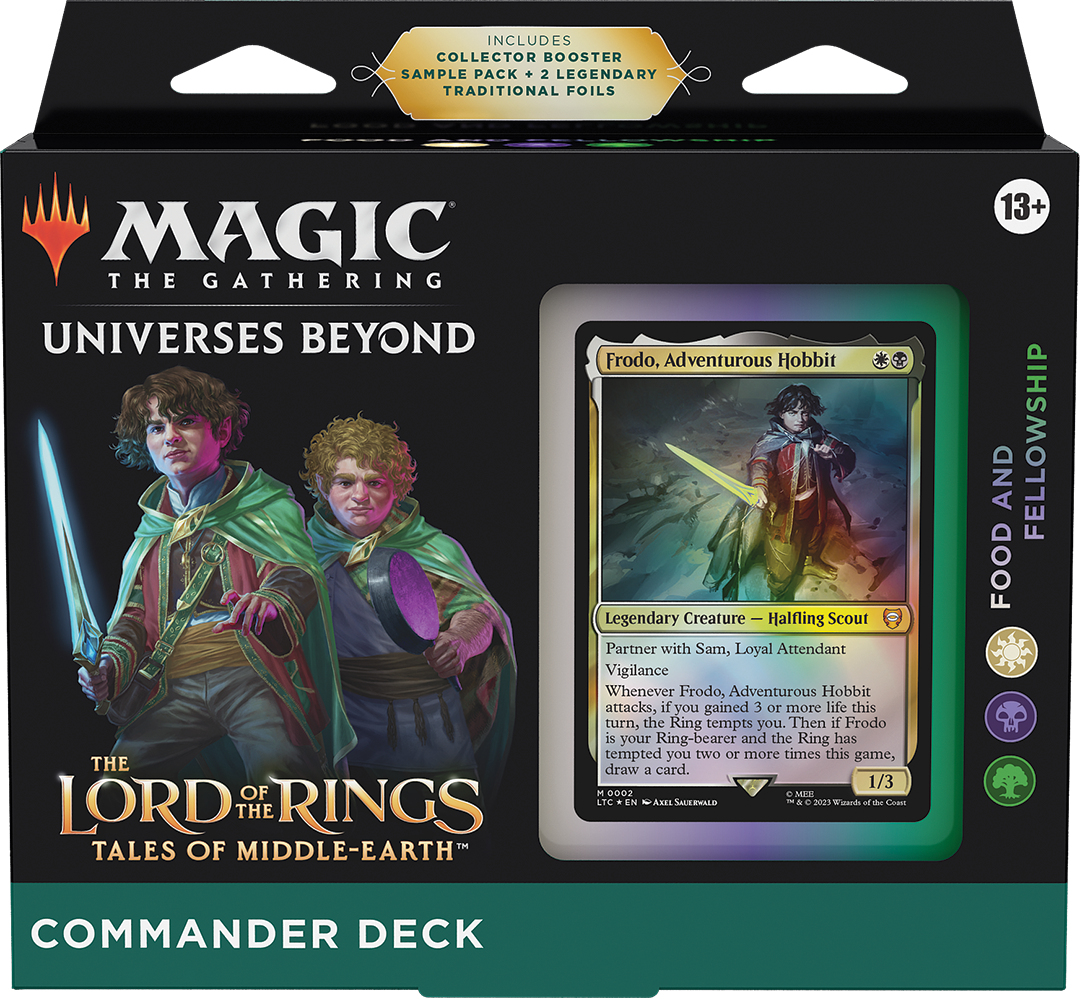 MTG [LTR] The Lord of the Rings: Tales of Middle-Earth Commander Deck Food & Fellowship Trading Card Games Wizards of the Coast