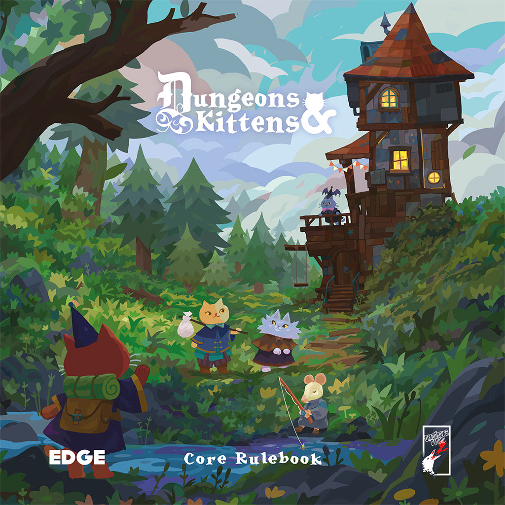 Dungeons & Kittens Core Rulebook Board Games Asmodee Dungeons & Kittens Core
